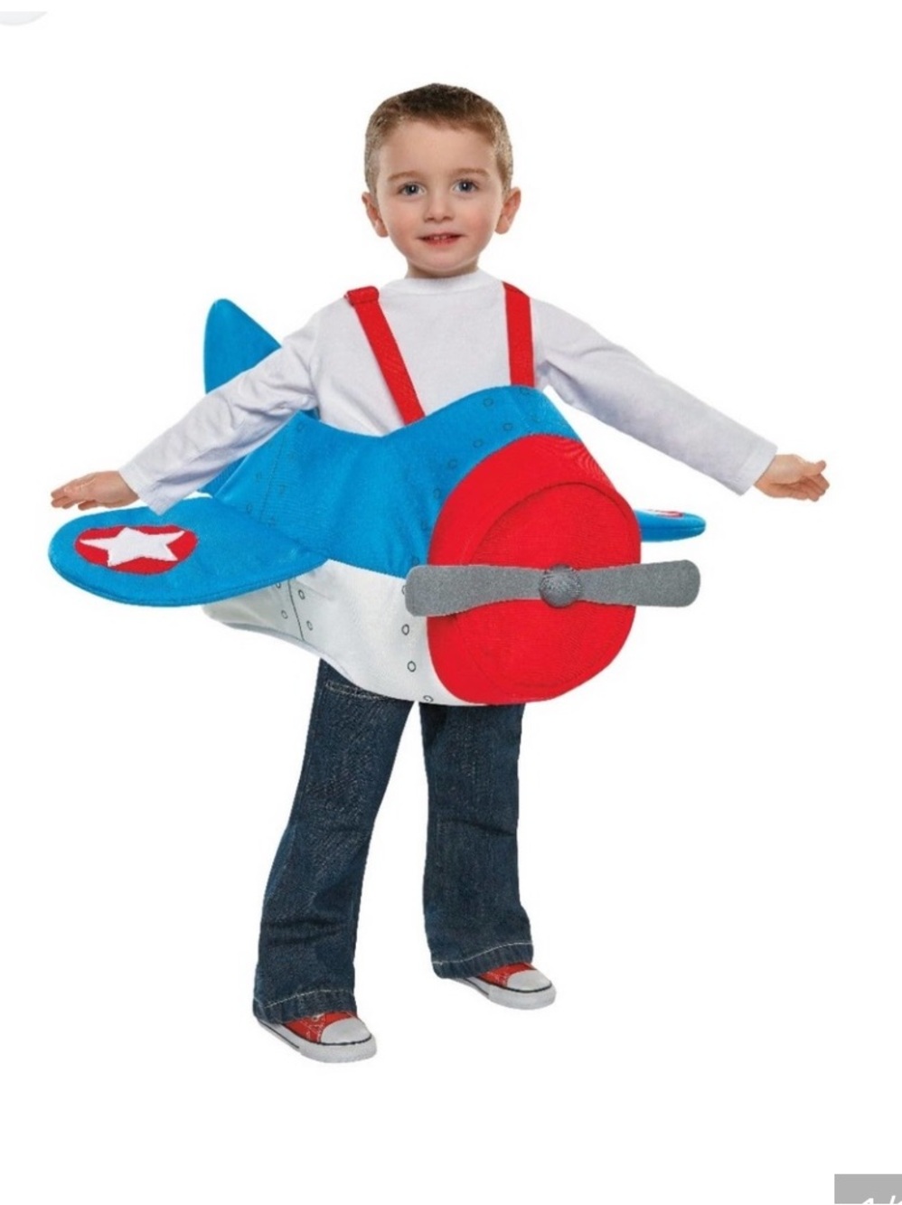 Airplane costume kids size 3-4